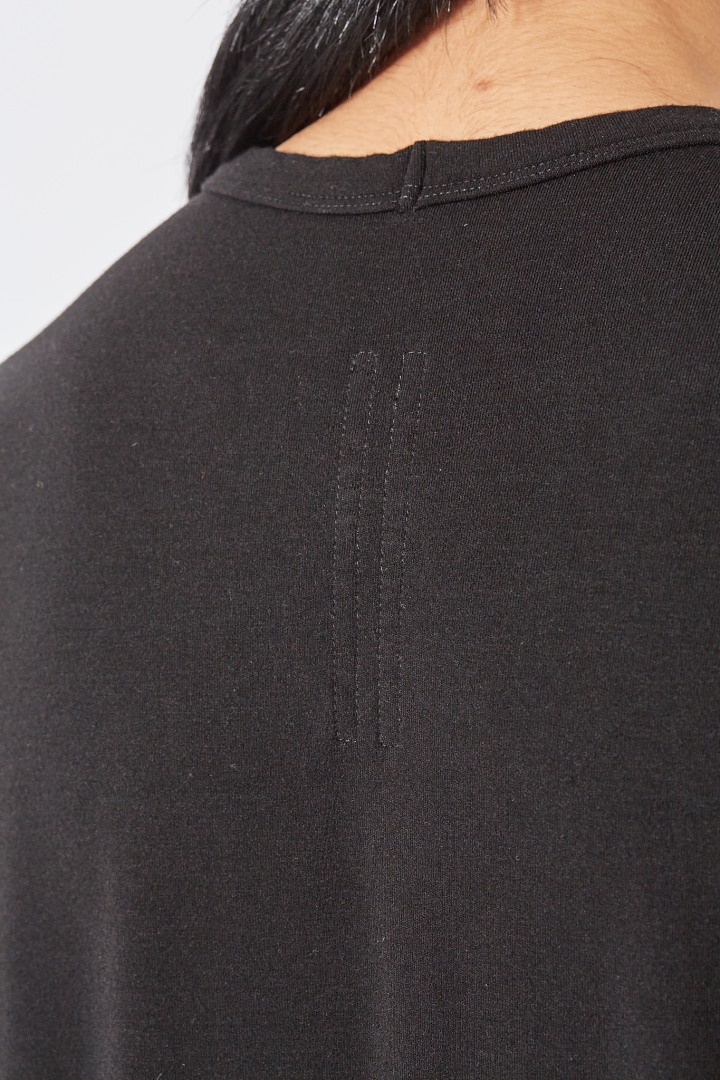 Knit T-Shirt Thermal Top - Black