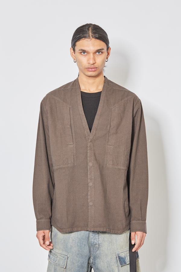 Shirt LS Larry Jumbo Fogpocket Shirt - Dark Dust