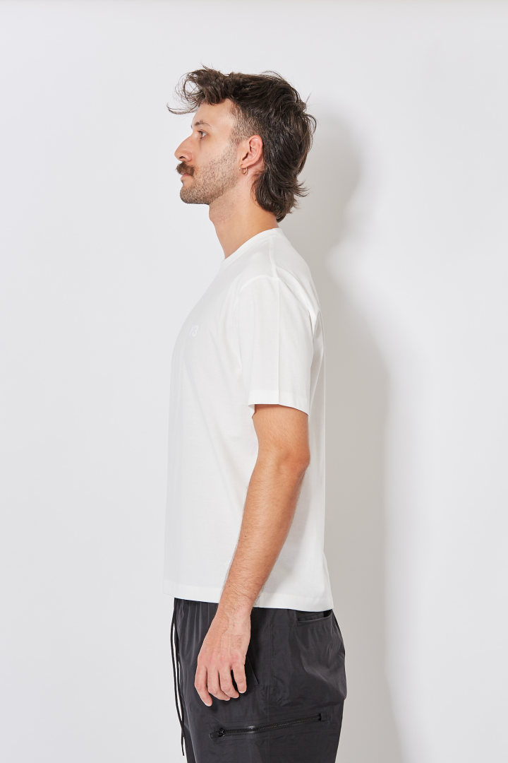M Reg Ss Tee C - white