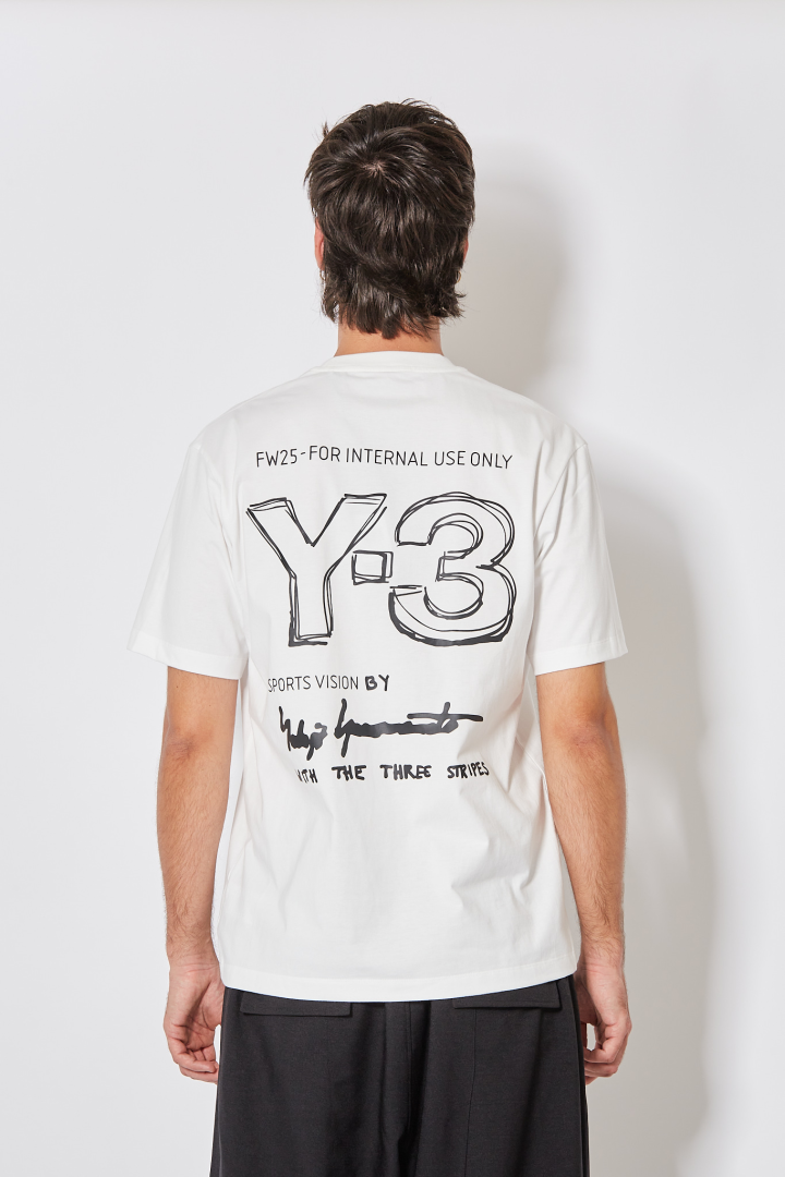 M Merch Ss Tee C - White