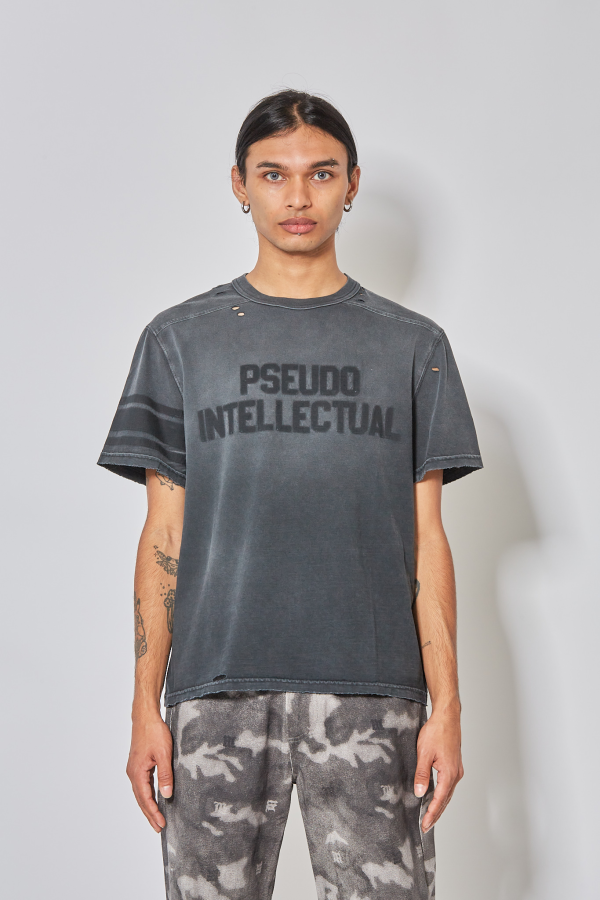 Pseudo Intellectual T-Shirt - Washed Black