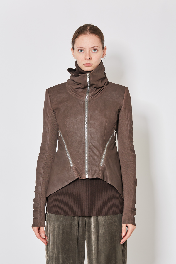 Zipped Naska Biker - Darkdust