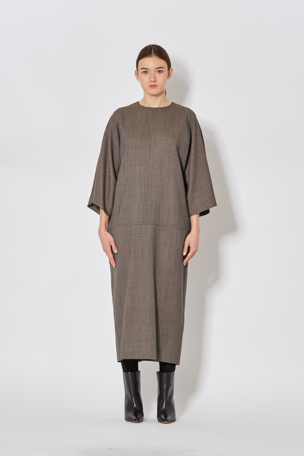 Maxi Dress - Brown Beige