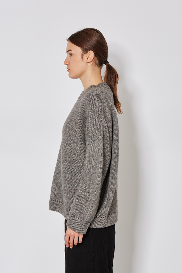 Rounded Jumper - Grey Rounded Jumper - Grey