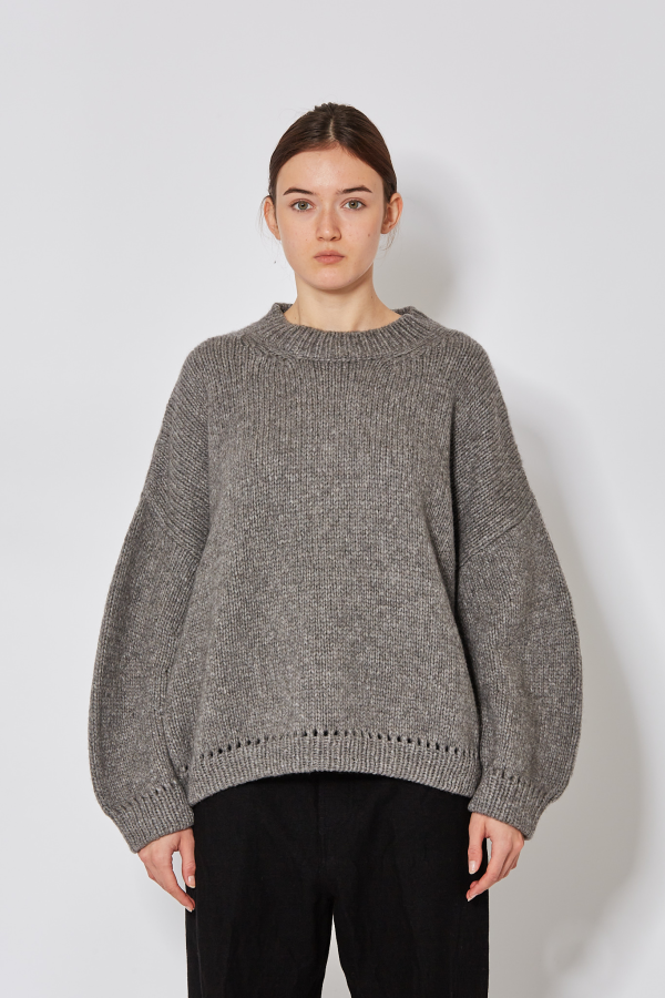 Rounded Jumper - Grey