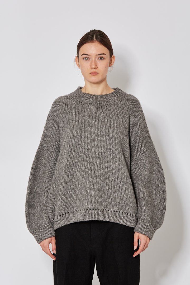 Rounded Jumper - Grey Rounded Jumper - Grey