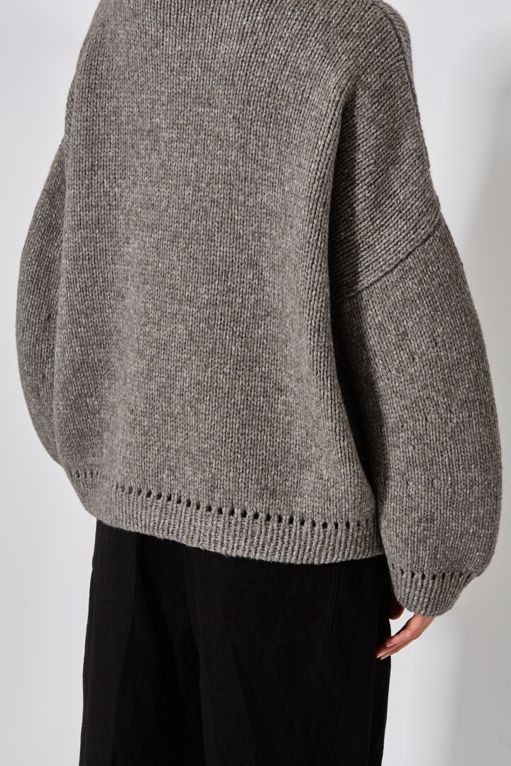 Rounded Jumper - Grey Rounded Jumper - Grey
