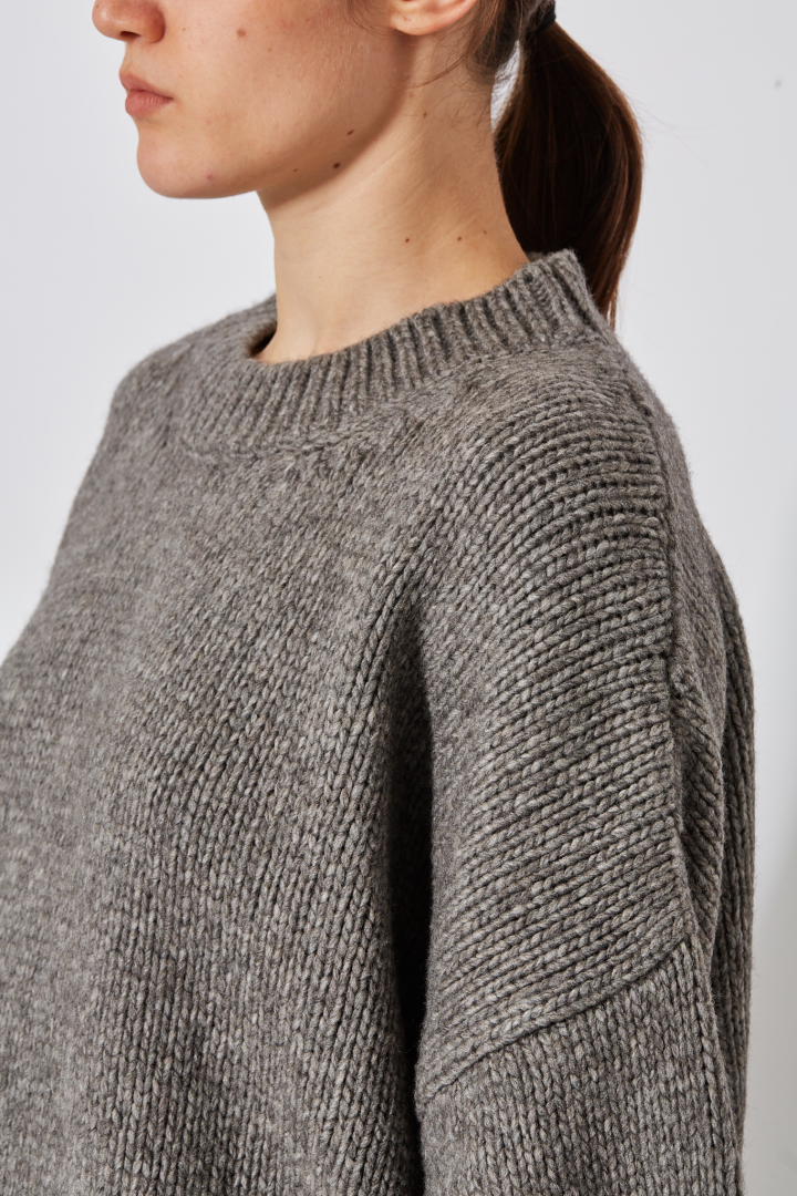 Rounded Jumper - Grey Rounded Jumper - Grey
