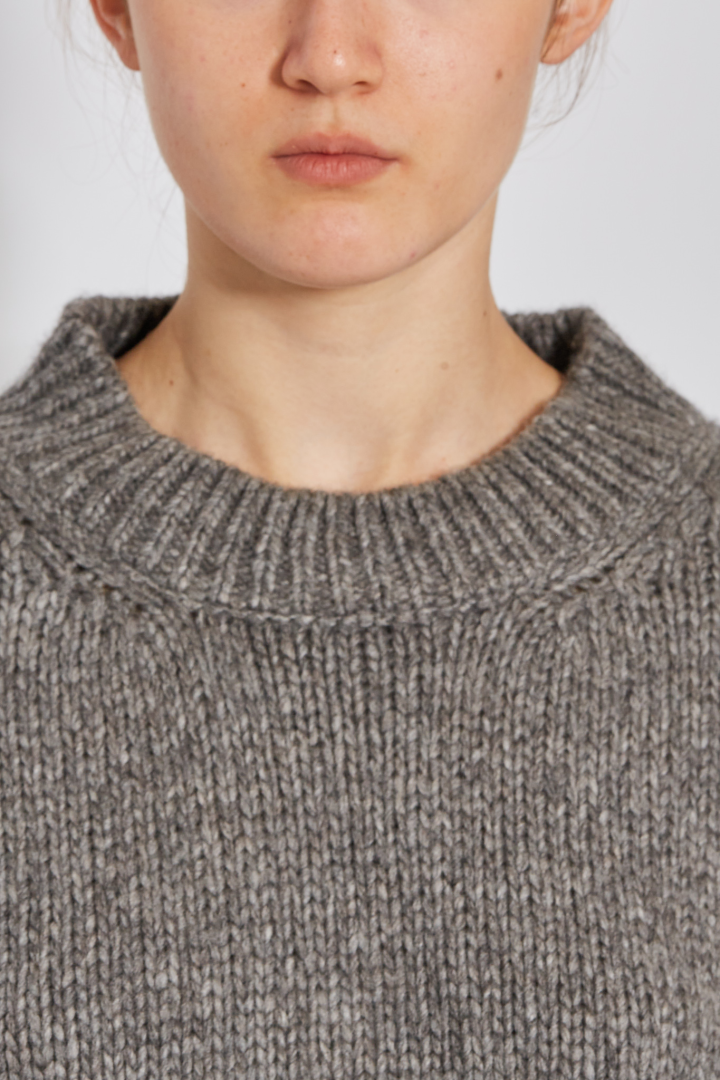 Rounded Jumper - Grey Rounded Jumper - Grey