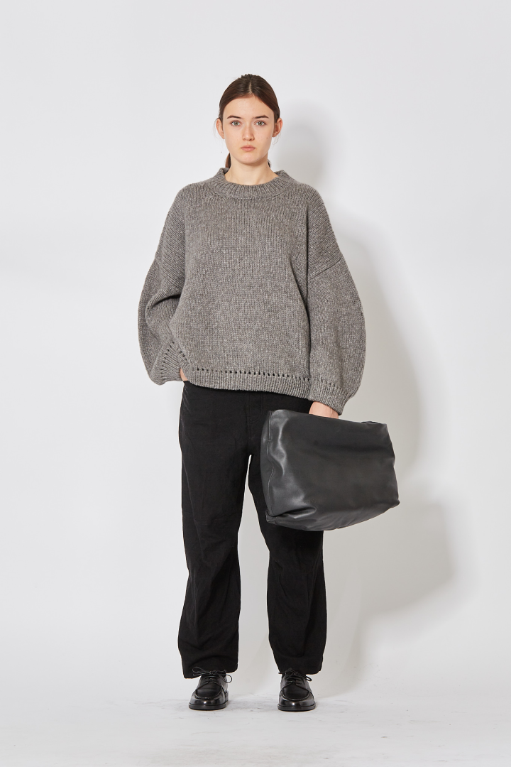 Rounded Jumper - Grey Rounded Jumper - Grey