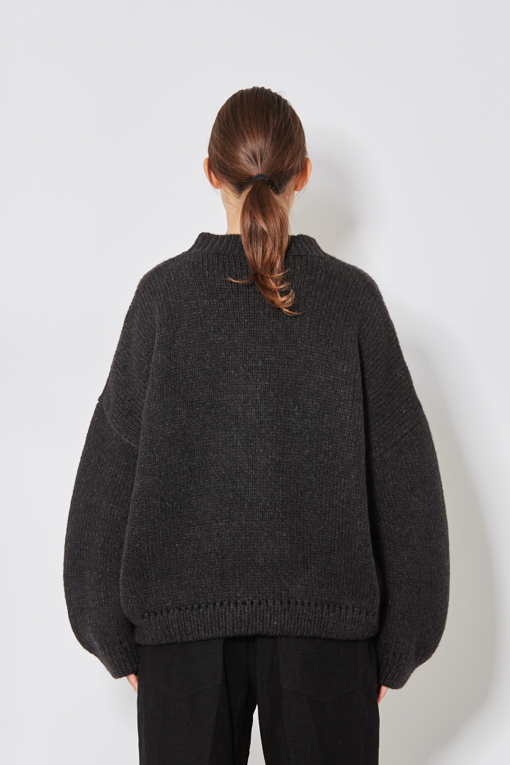 Rounded Jumper - Onyx