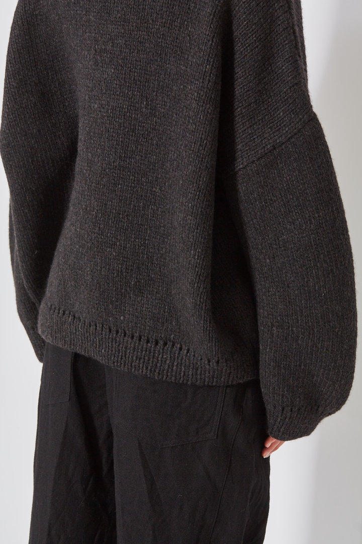 Rounded Jumper - Onyx