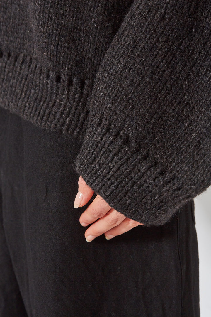 Rounded Jumper - Onyx