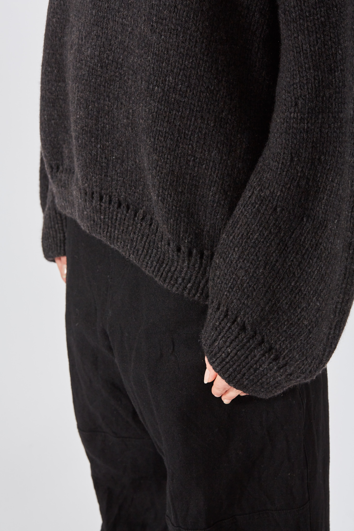 Rounded Jumper - Onyx