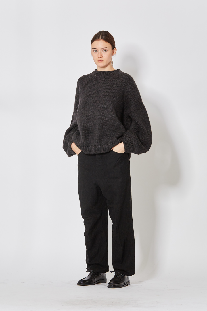 Rounded Jumper - Onyx