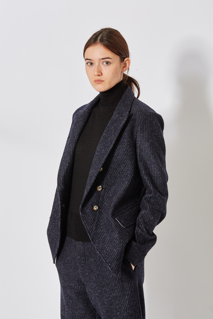 1/2 lined Cutaway Jacket - Night Pin 1/2 lined Cutaway Jacket - Night Pin