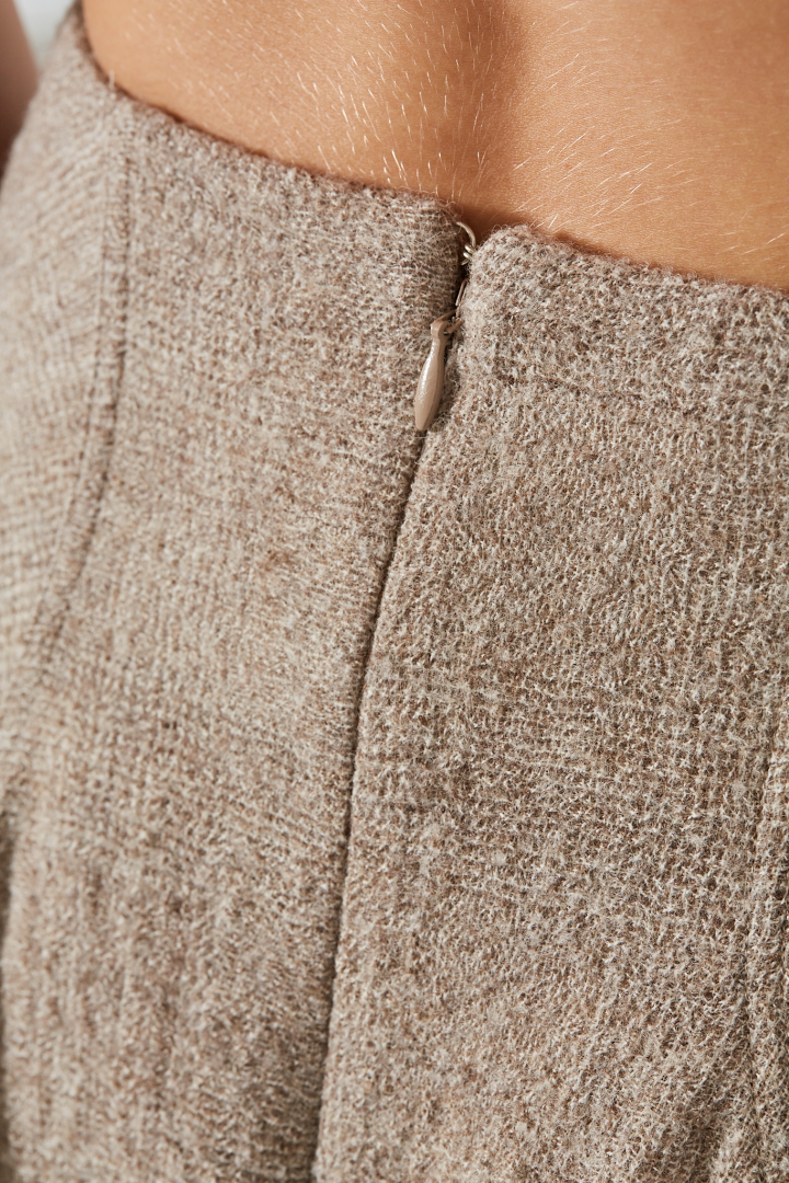 Bustled Skirt - Almond Bustled Skirt - Almond