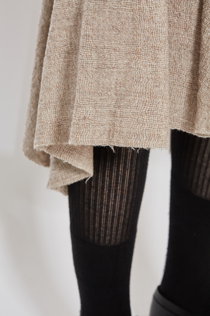 Bustled Skirt - Almond Bustled Skirt - Almond