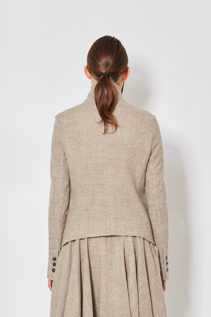 1/2 lined Cutaway Jacket - Almond 1/2 lined Cutaway Jacket - Almond
