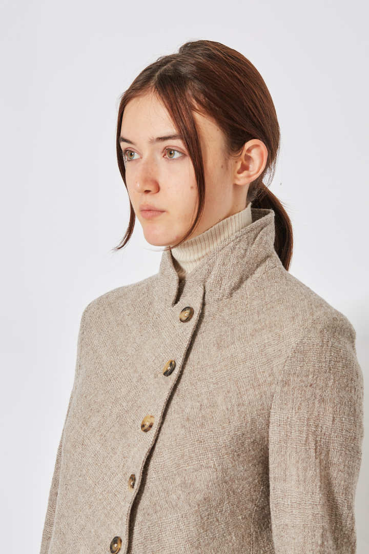 1/2 lined Cutaway Jacket - Almond 1/2 lined Cutaway Jacket - Almond