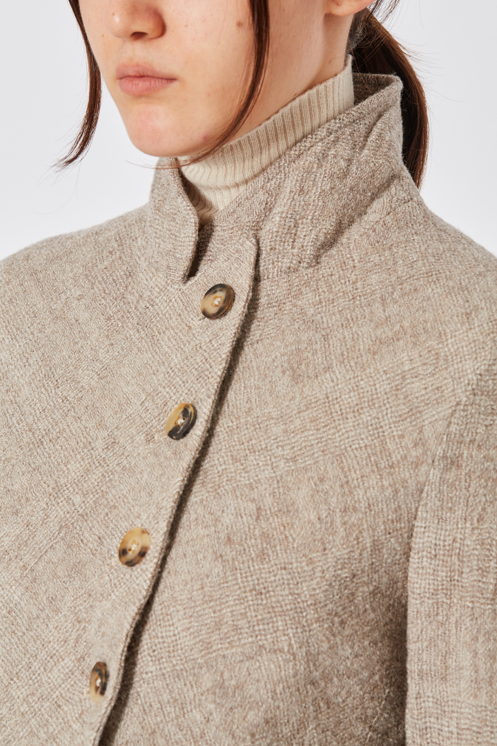 1/2 lined Cutaway Jacket - Almond 1/2 lined Cutaway Jacket - Almond