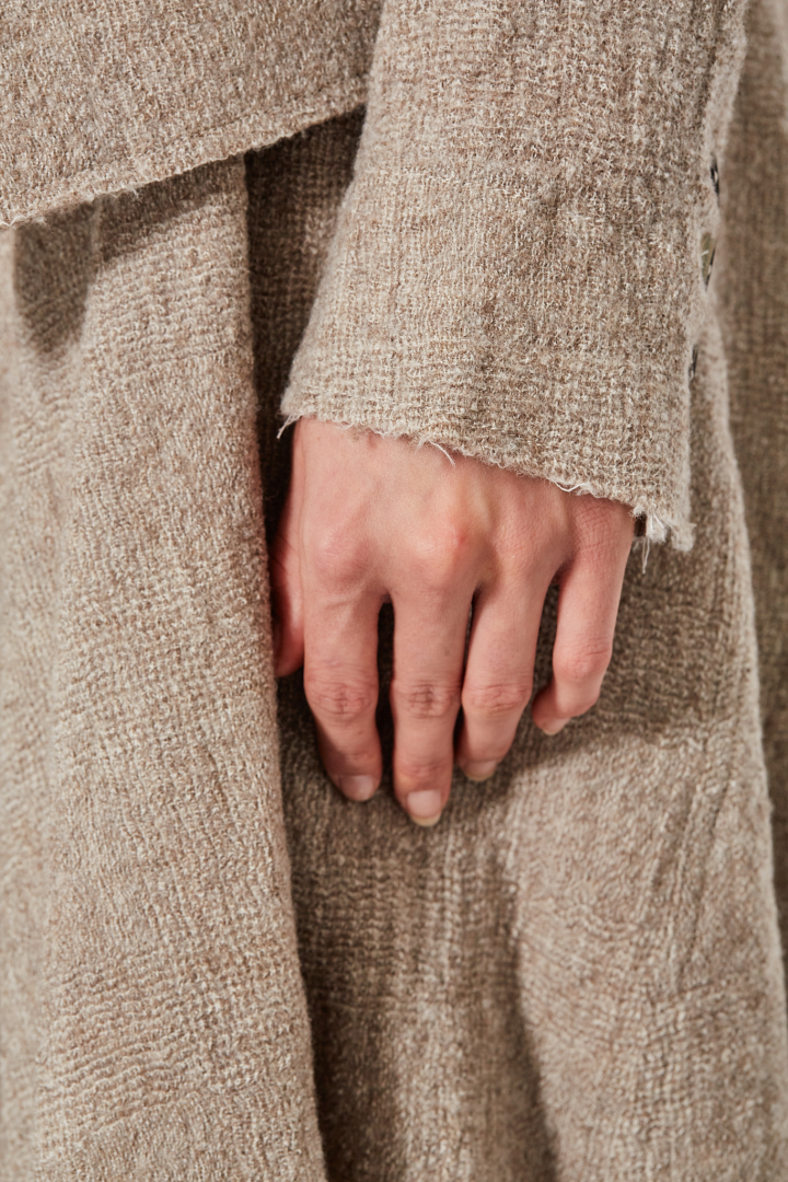 1/2 lined Cutaway Jacket - Almond 1/2 lined Cutaway Jacket - Almond