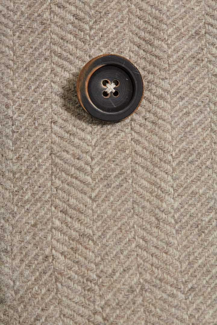 DB Long Coat - Almond