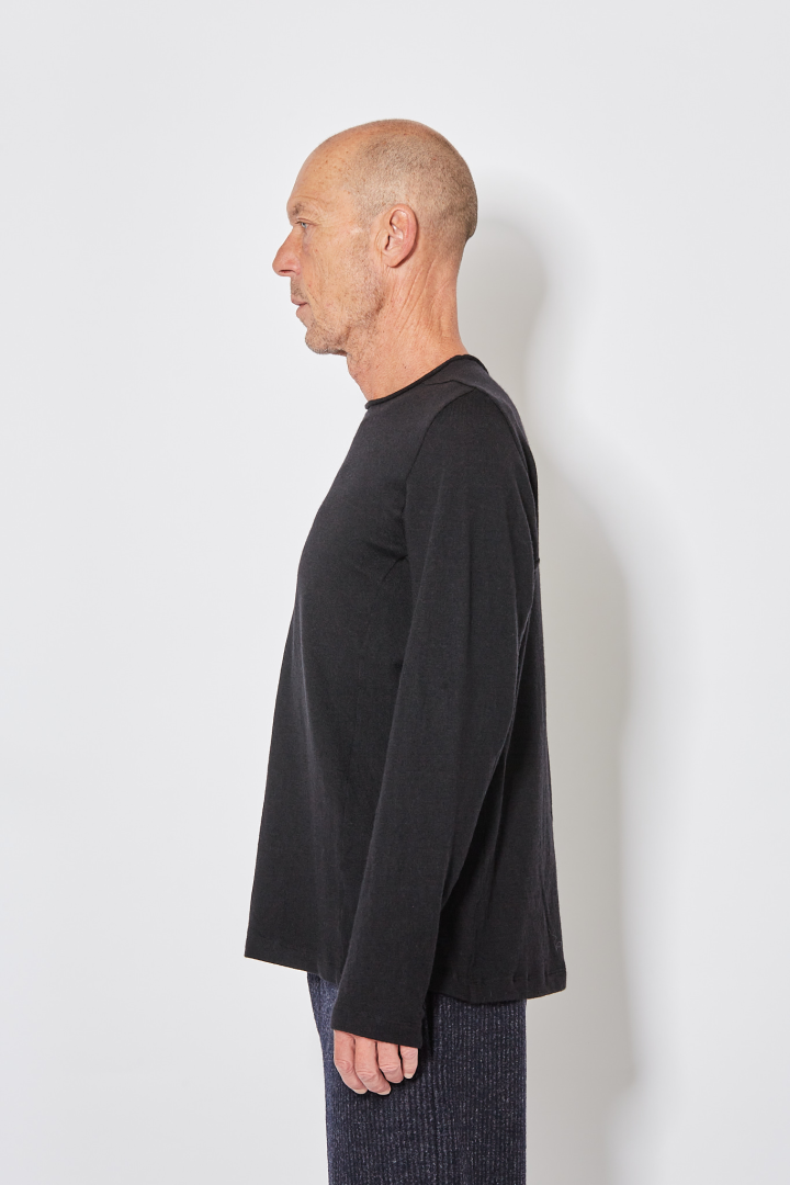 F' Crew Neck Pullover - Black