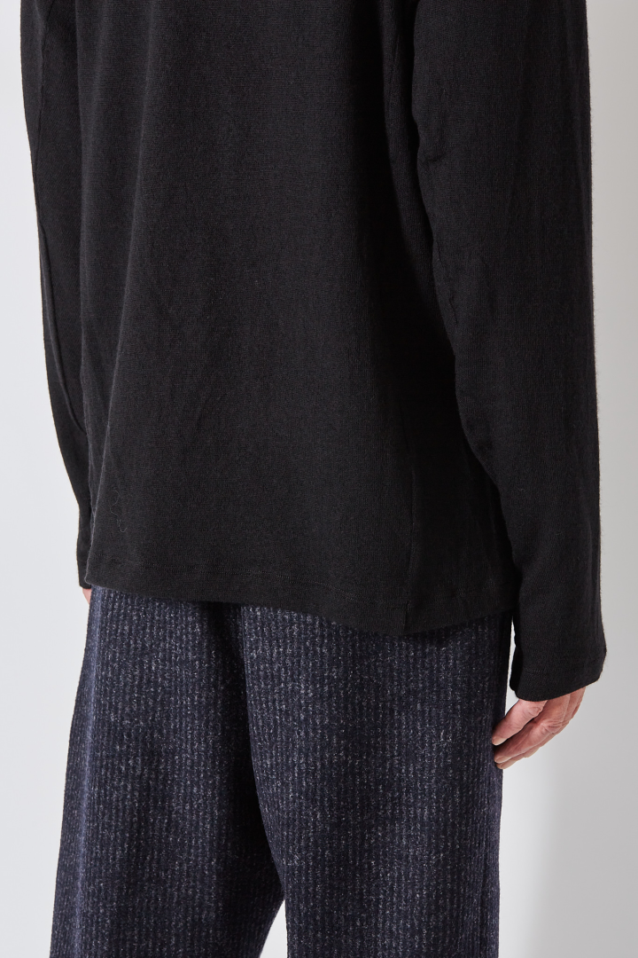 F' Crew Neck Pullover - Black