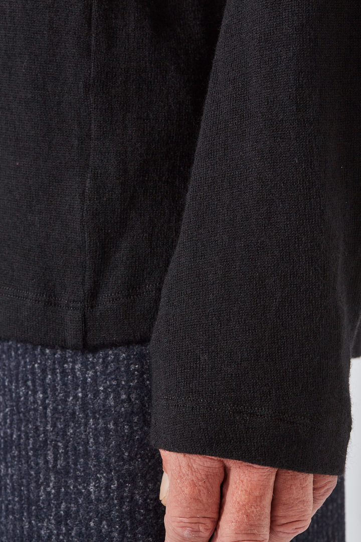 F' Crew Neck Pullover - Black