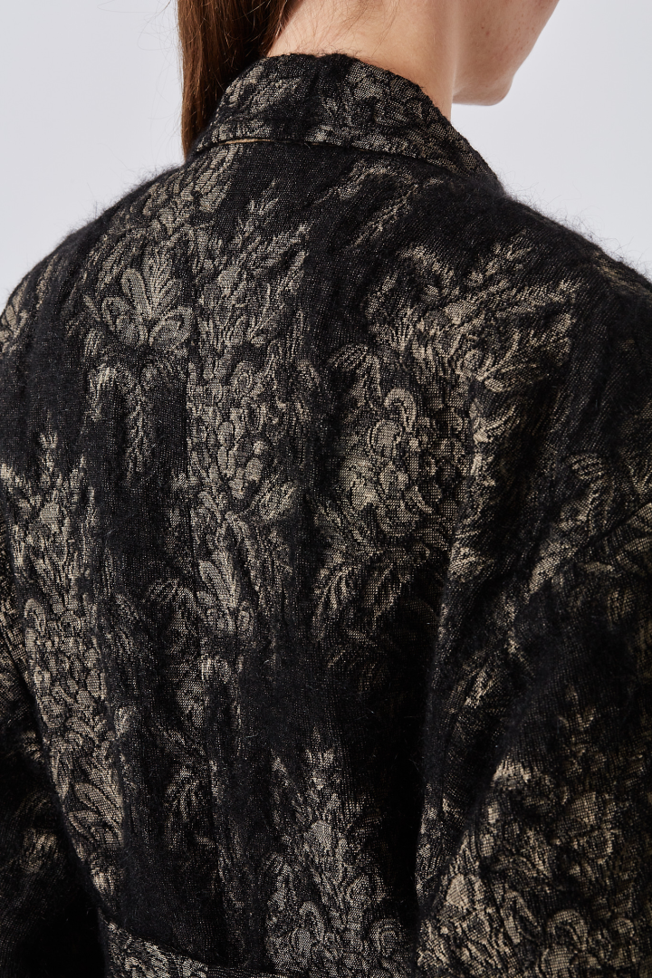 Cicero Coat - Black/Tan