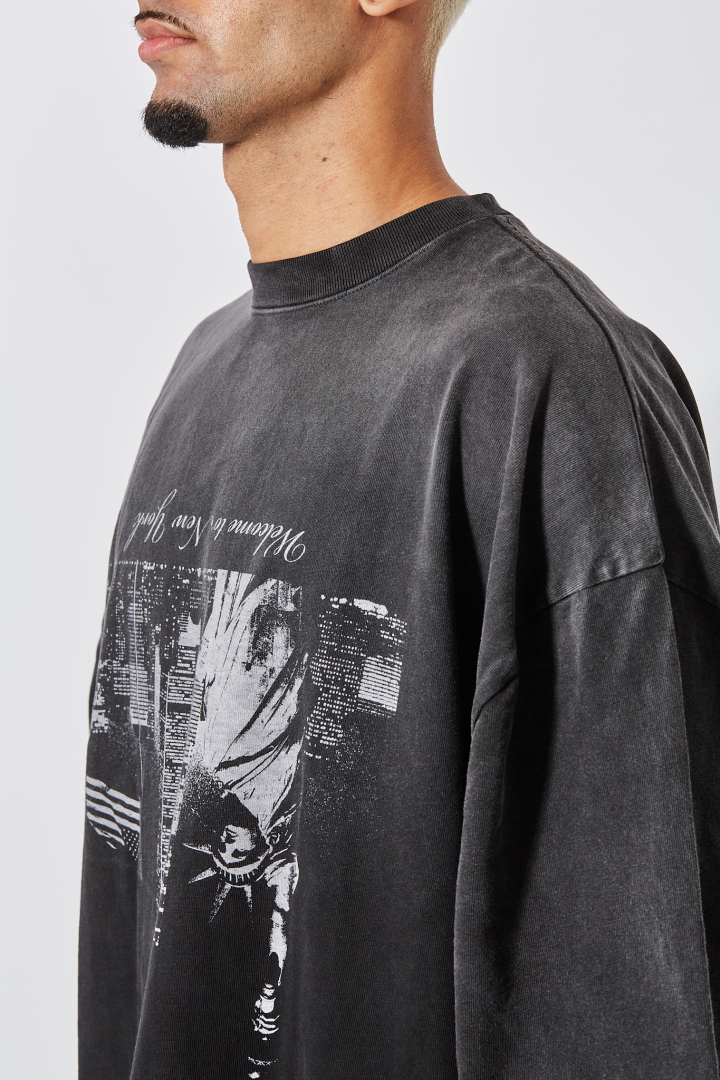 Welcome to NY Buffalo Tee - Black