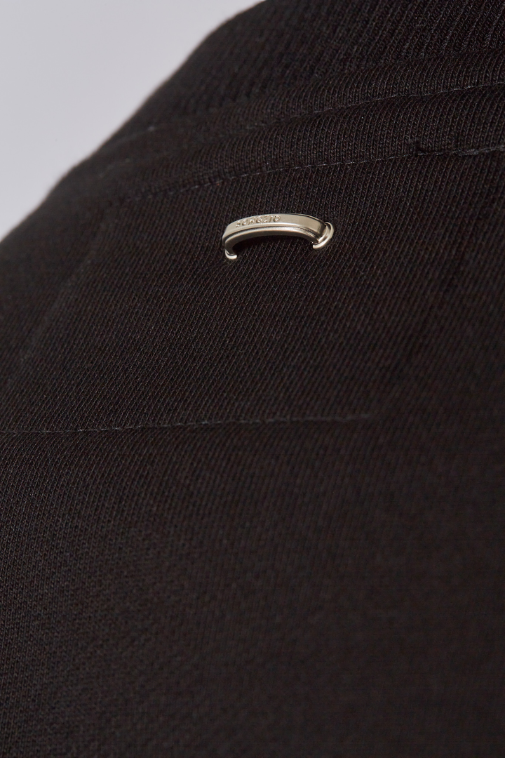 Cut Out Dolman Sweatshirt - Black