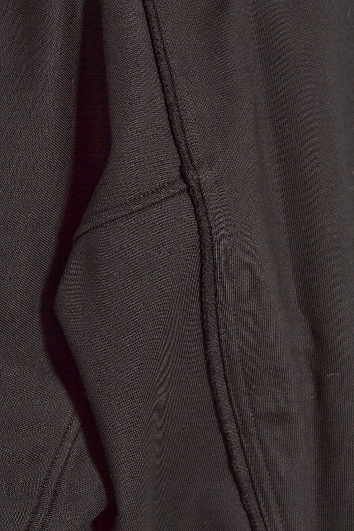 Cut Out Dolman Sweatshirt - Black