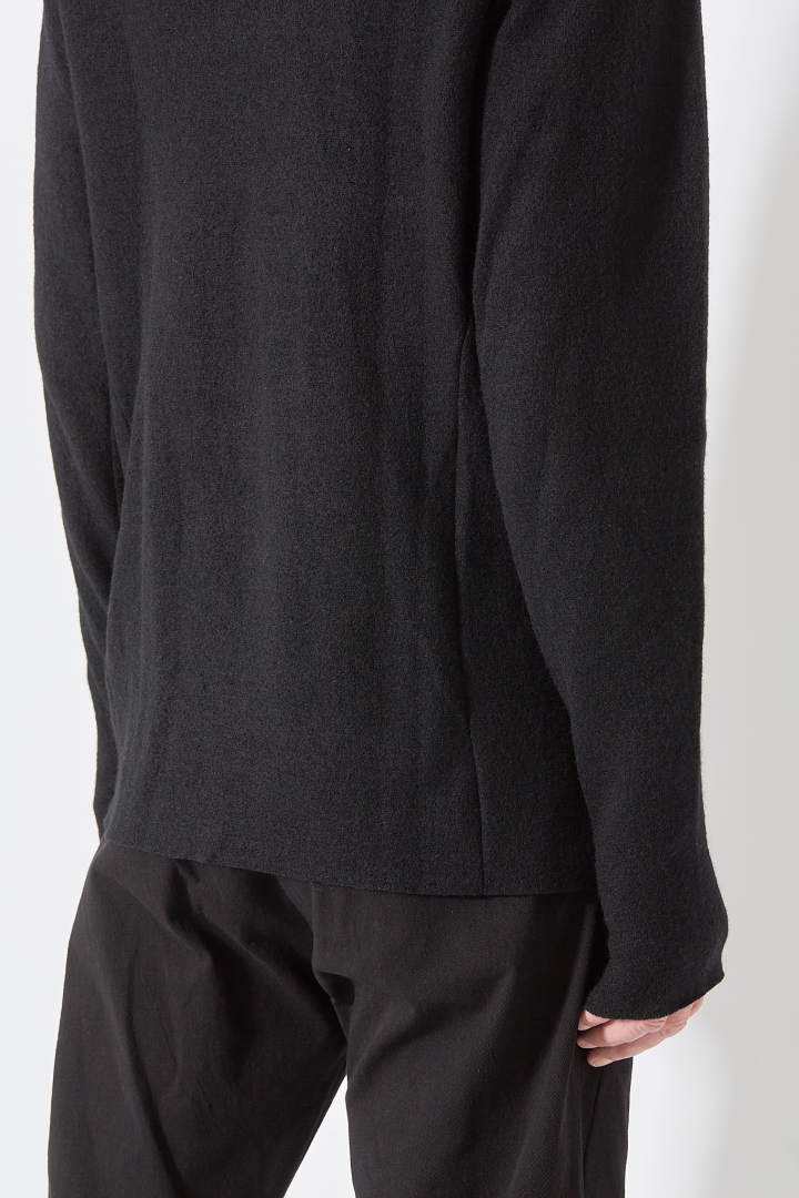 Turtleneck Raglan Long Sleeve Medium - Black