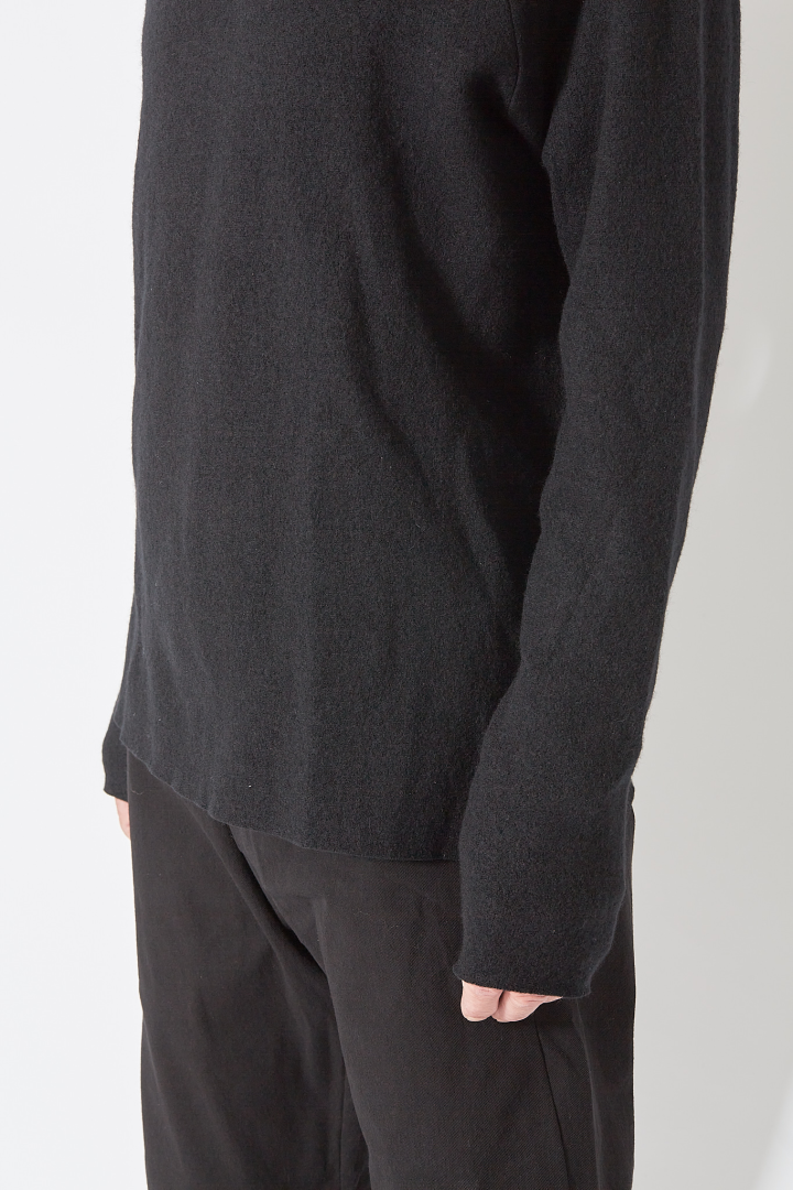 Turtleneck Raglan Long Sleeve Medium - Black