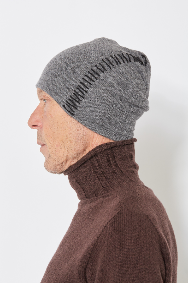 Beanie - Grey/Black
