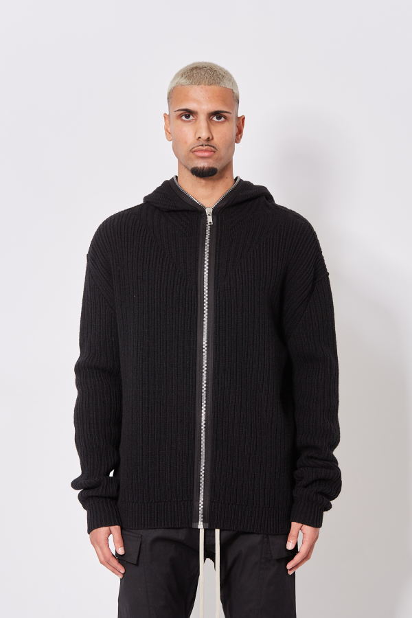 Zipped Hoodie - Black