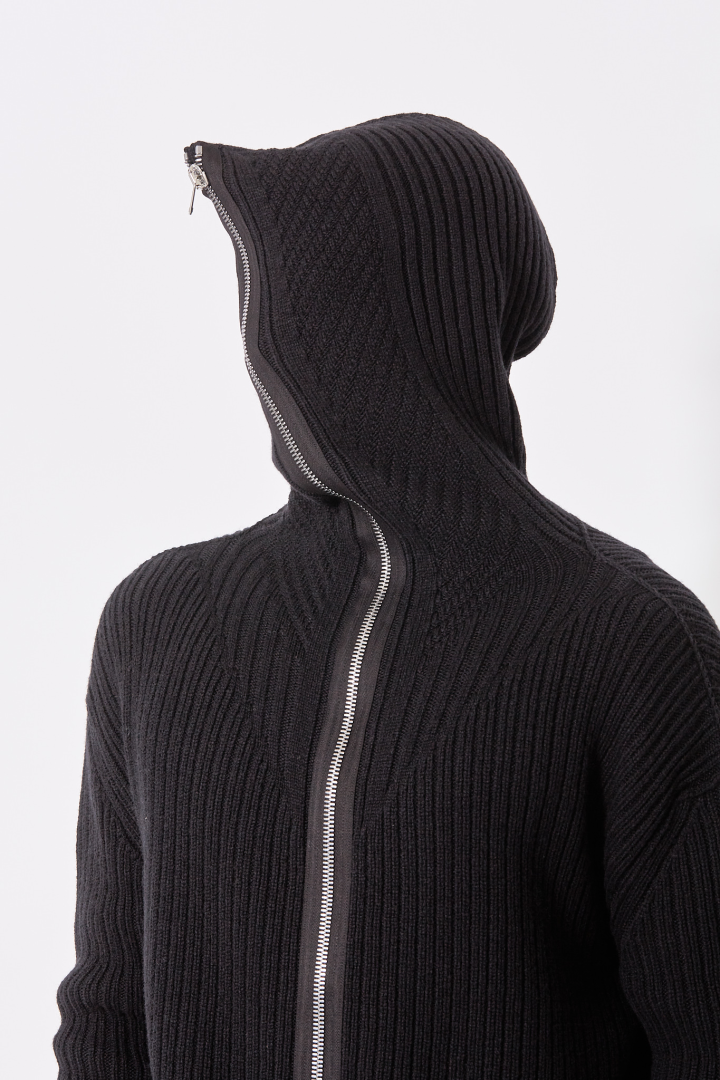 Zipped Hoodie - Black