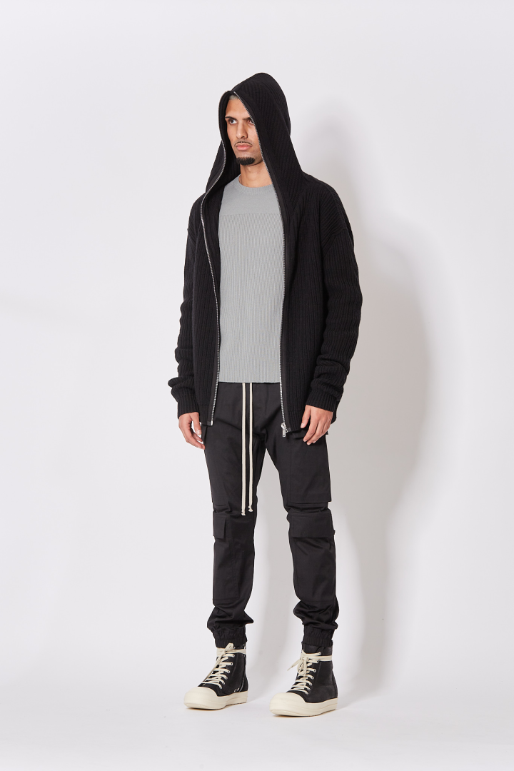 Zipped Hoodie - Black