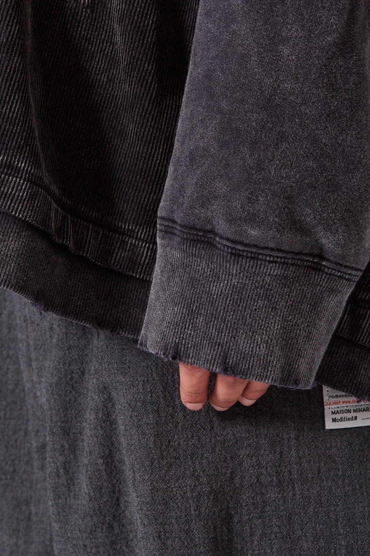 Layered Corduroy Shirts - Black