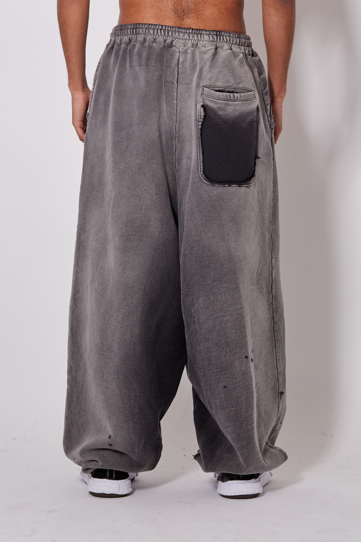 Sun Faded Pants - Black