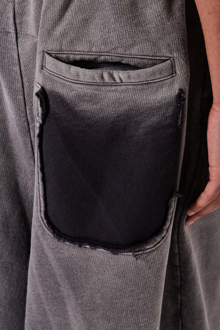 Sun Faded Pants - Black