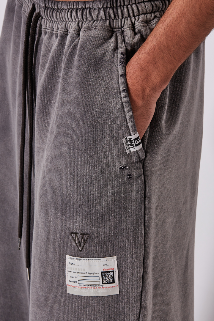 Sun Faded Pants - Black