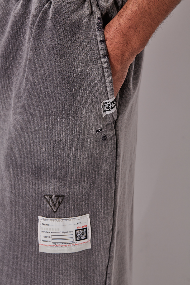 Sun Faded Pants - Black