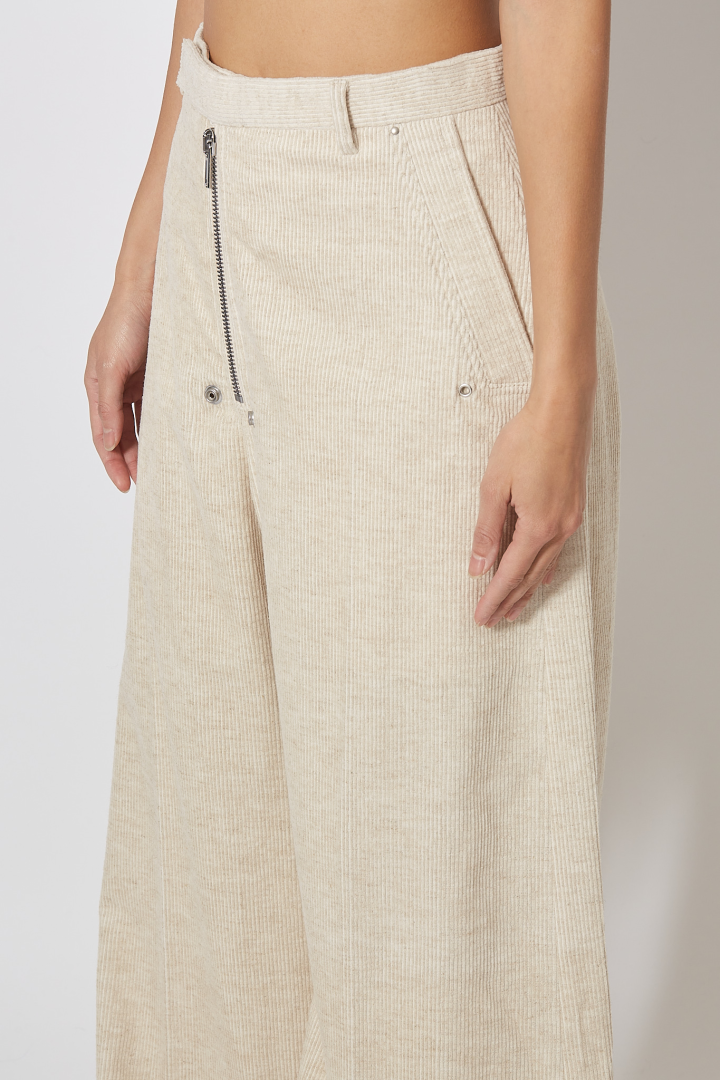 Tailored Wide Belas - Natural