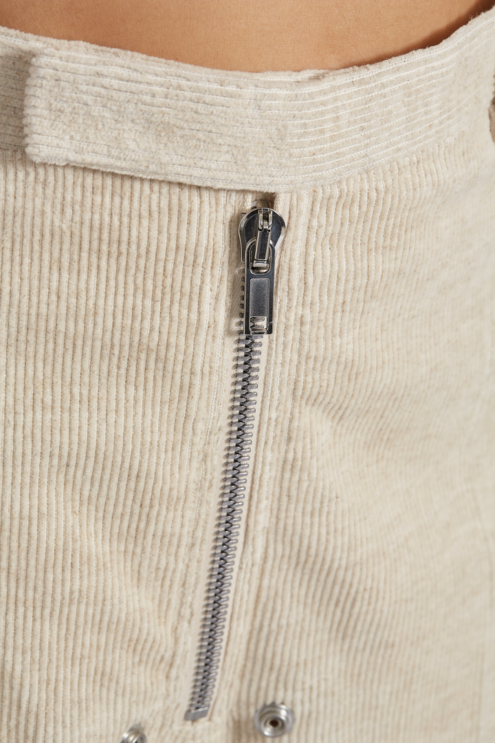 Tailored Wide Belas - Natural