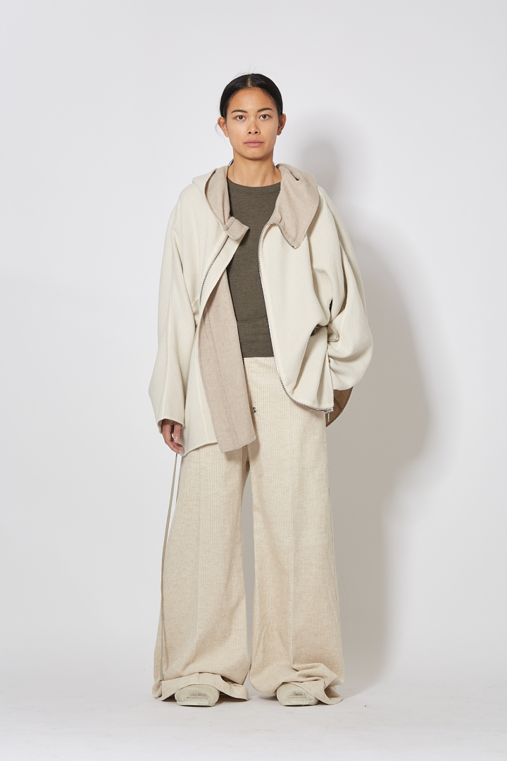 Tailored Wide Belas - Natural