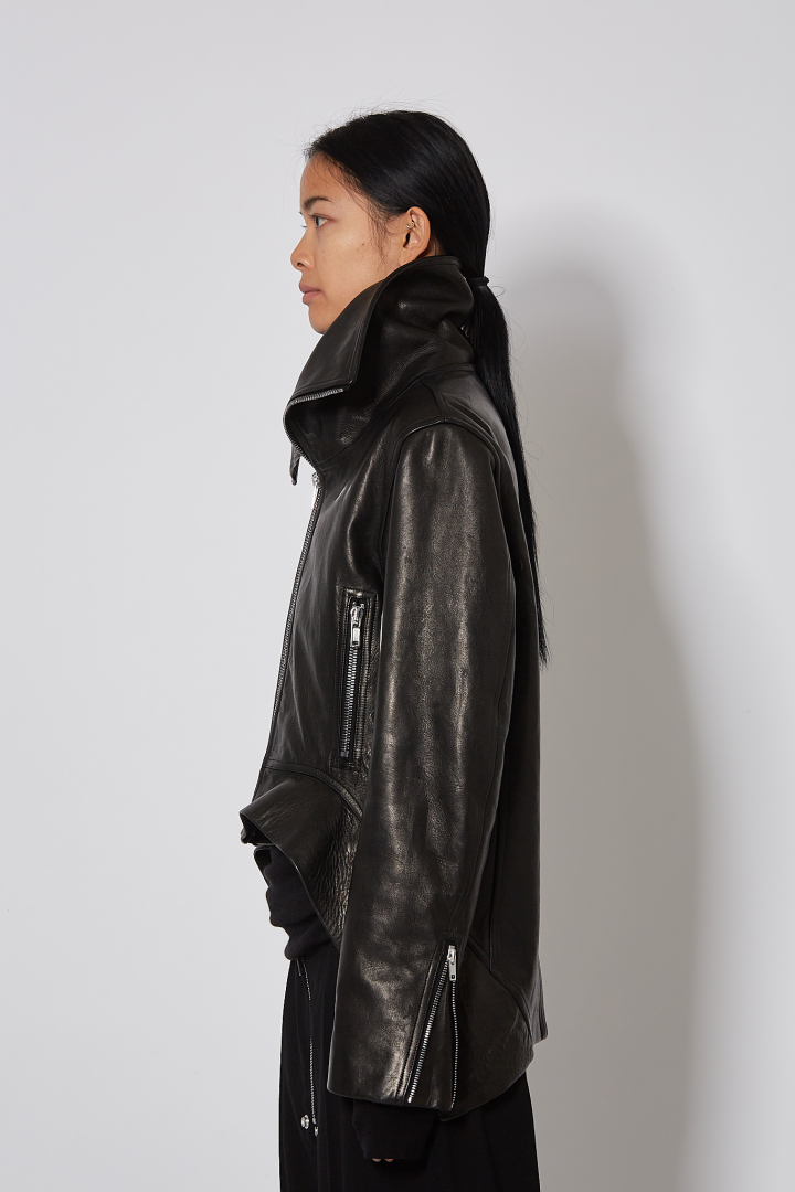 Leather Jacket Exploder Jkt - Black