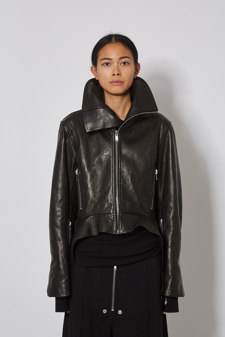 Leather Jacket Exploder Jkt - Black